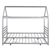 Silver Metal Frame Twin Bed Frame by ATHMILE