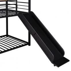Black Metal Frame Twin Bed Frame by ATHMILE 12 Black Metal Frame Twin Bed Frame by ATHMILE -ATHMILE Sales Store silver athmile kids beds dsmf291674aab 1f 1000