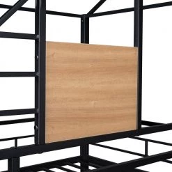 Black Metal Frame Twin Bed Frame by ATHMILE 14 Black Metal Frame Twin Bed Frame by ATHMILE -ATHMILE Sales Store silver athmile kids beds dsmf291674aab fa 1000