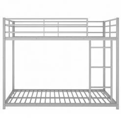 Silver Metal Frame Full Bed Frame by ATHMILE