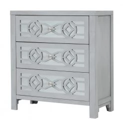 26 in. Silver Standard Rectangle Wood Console Table by ATHMILE