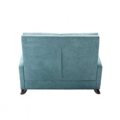 Teal Polyester Fabric Rocking Sofa Chair (Set of 1) by ATHMILE -ATHMILE Sales Store teal athmile rockers gliders ottomans gz b2w20221536 1f 1000