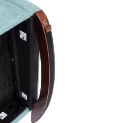 Teal Polyester Fabric Rocking Sofa Chair (Set of 1) by ATHMILE -ATHMILE Sales Store teal athmile rockers gliders ottomans gz b2w20221536 fa 1000