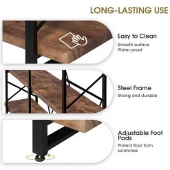 71 in. Wide Tiger MDF 5 Shelf Standard Bookcase by ATHMILE 9 71 in. Wide Tiger MDF 5 Shelf Standard Bookcase by ATHMILE -ATHMILE Sales Store tiger athmile bookcases bookshelves dztwf287034aad 1f 1000