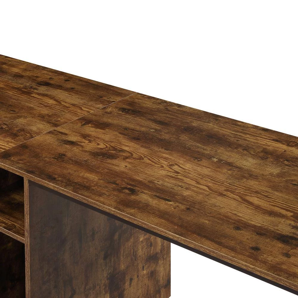 78.74 in. Retangular Tiger MDF Writing Desk by ATHMILE 5 78.74 in. Retangular Tiger MDF Writing Desk by ATHMILE - Image 5