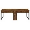 78.74 in. Retangular Tiger MDF Writing Desk by ATHMILE