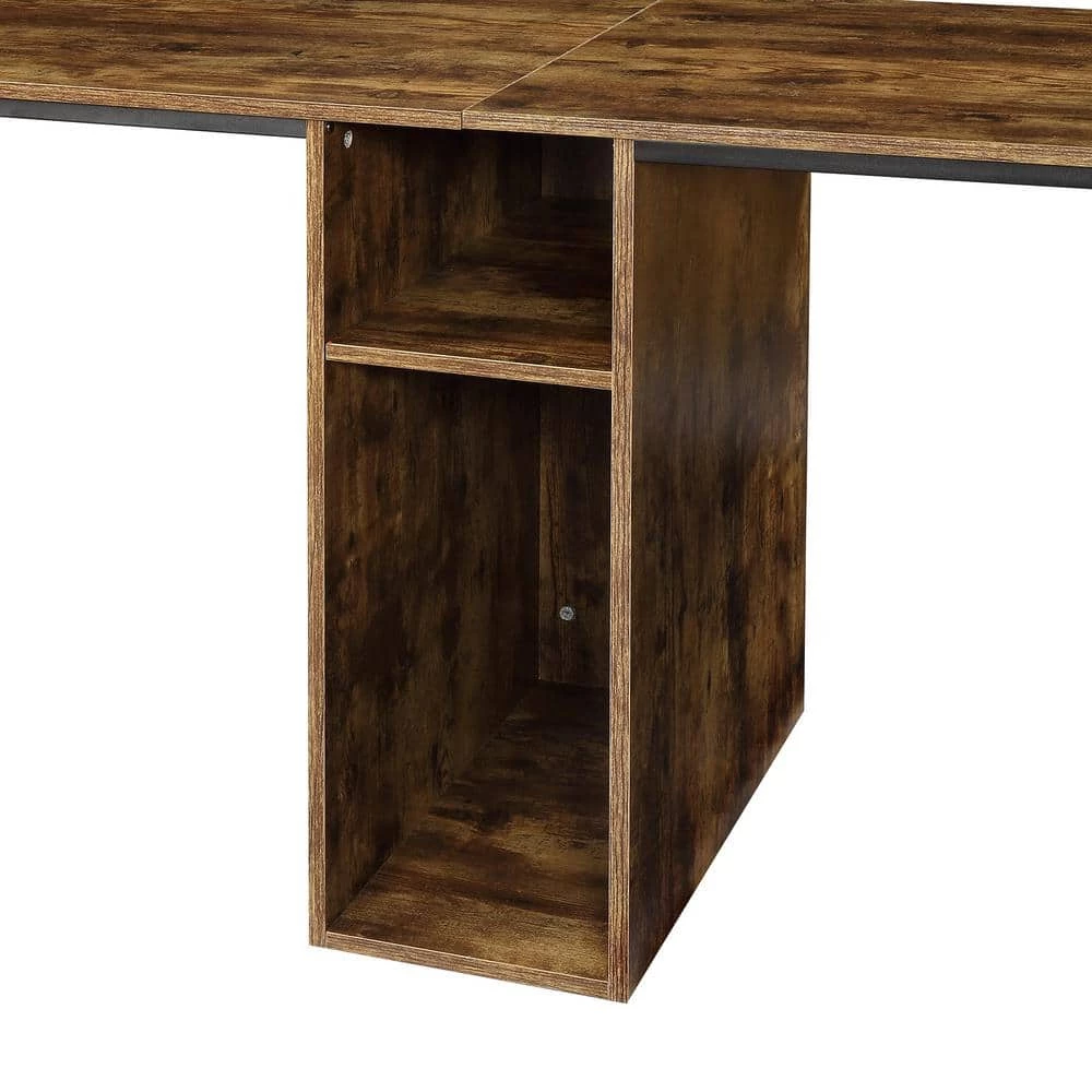 78.74 in. Retangular Tiger Metal 2-Person Home Office Desk Workstation Desk Writing Desk with Storage by ATHMILE 5 78.74 in. Retangular Tiger Metal 2-Person Home Office Desk Workstation Desk Writing Desk with Storage by ATHMILE - Image 5