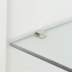 White China Cabinet by ATHMILE -ATHMILE Sales Store white athmile accent cabinets ddw33140091 c3 1000