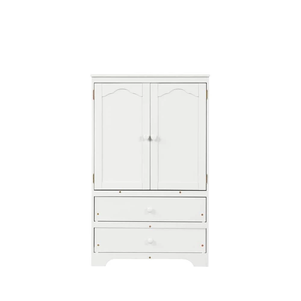 White China Cabinet by ATHMILE 1 White China Cabinet by ATHMILE