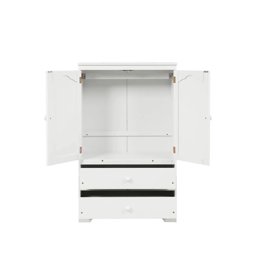 White China Cabinet by ATHMILE 3 White China Cabinet by ATHMILE - Image 3