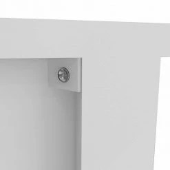 White Bathroom Floor Storage Cabinet with Double Door and Adjustable Shelf by ATHMILE 18 White Bathroom Floor Storage Cabinet with Double Door and Adjustable Shelf by ATHMILE -ATHMILE Sales Store white athmile accent cabinets gz b2w20220289 fa 1000