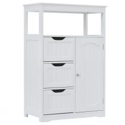 Storage Cabinet with Door and 3-Drawers by ATHMILE