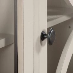 White Accent Storage Cabinet Wooden Cabinet with Adjustable Shelf by ATHMILE 18 White Accent Storage Cabinet Wooden Cabinet with Adjustable Shelf by ATHMILE -ATHMILE Sales Store white athmile accent cabinets gz wf283713aak 44 1000