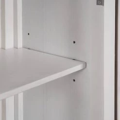 White Accent Storage Cabinet Wooden Cabinet with Decorative Transparent Door by ATHMILE 17 White Accent Storage Cabinet Wooden Cabinet with Decorative Transparent Door by ATHMILE -ATHMILE Sales Store white athmile accent cabinets gz wf284793aak fa 1000