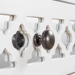 White 29.5 in. Accent Storage Cabinet Wooden Cabinet with Decorative Mirror Door by ATHMILE 15 White 29.5 in. Accent Storage Cabinet Wooden Cabinet with Decorative Mirror Door by ATHMILE -ATHMILE Sales Store white athmile accent cabinets gz wf285474aak 1f 1000