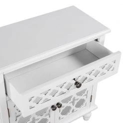 White 29.5 in. Accent Storage Cabinet Wooden Cabinet with Decorative Mirror Door by ATHMILE 16 White 29.5 in. Accent Storage Cabinet Wooden Cabinet with Decorative Mirror Door by ATHMILE -ATHMILE Sales Store white athmile accent cabinets gz wf285474aak 44 1000