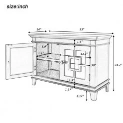 White Accent Storage Cabinet with Mirror Door by ATHMILE -ATHMILE Sales Store white athmile accent cabinets gzwf284088aak c3 1000