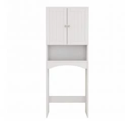 White Bathroom Storage Cabinet by ATHMILE