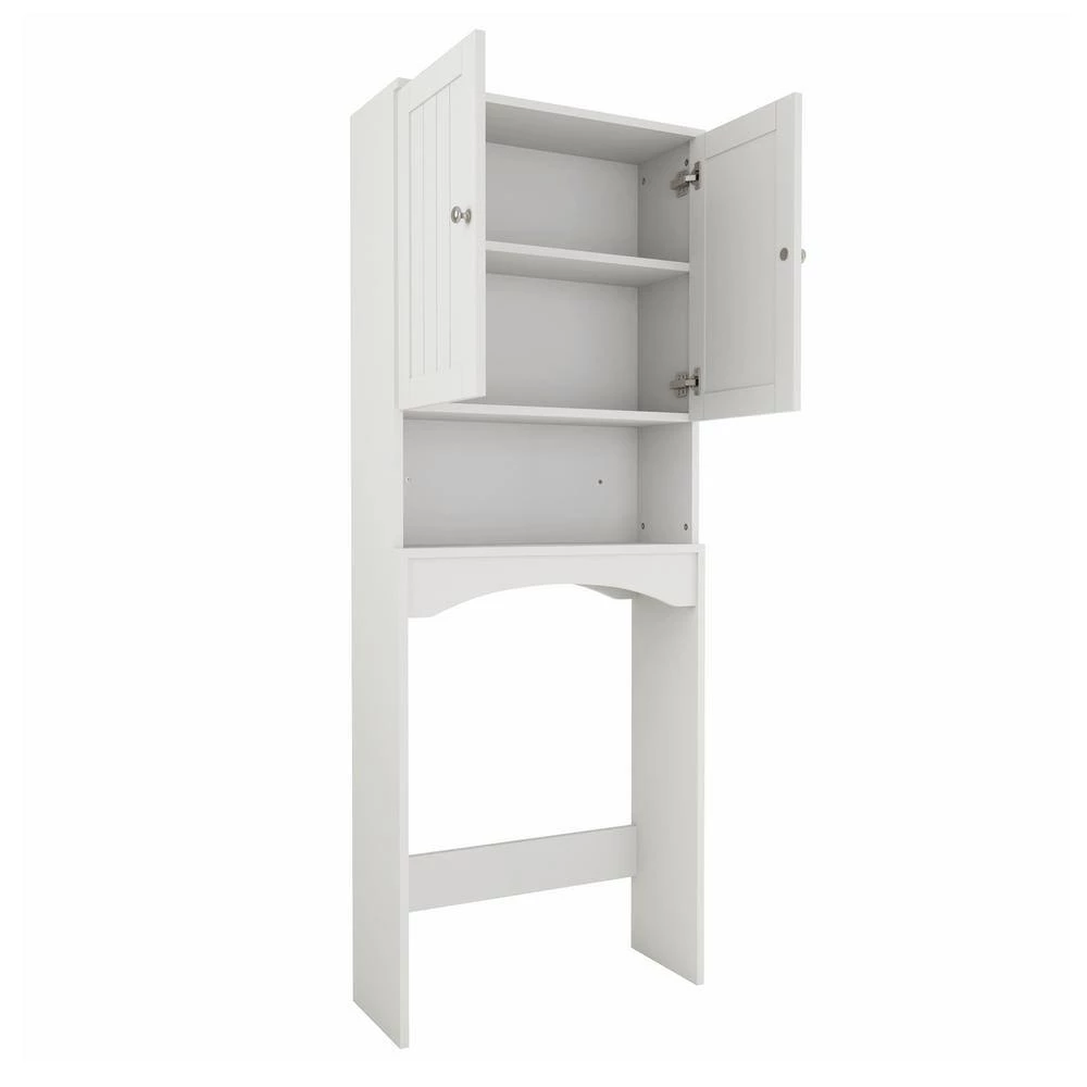 White Bathroom Storage Cabinet by ATHMILE 3 White Bathroom Storage Cabinet by ATHMILE - Image 3