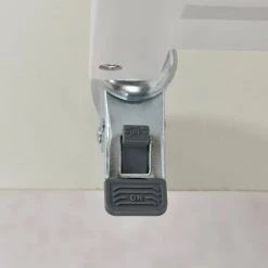 White Kitchen Island Cart with Solid Wood Top and Locking Wheels by ATHMILE -ATHMILE Sales Store white athmile bar carts gz b2w20220931 76 1000