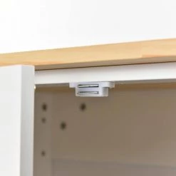 White Kitchen Island Cart with Solid Wood Top and Locking Wheels by ATHMILE -ATHMILE Sales Store white athmile bar carts gz b2w20220934 1f 1000