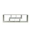 16.89 in. White 2-Shelf Standard Bookcase by ATHMILE