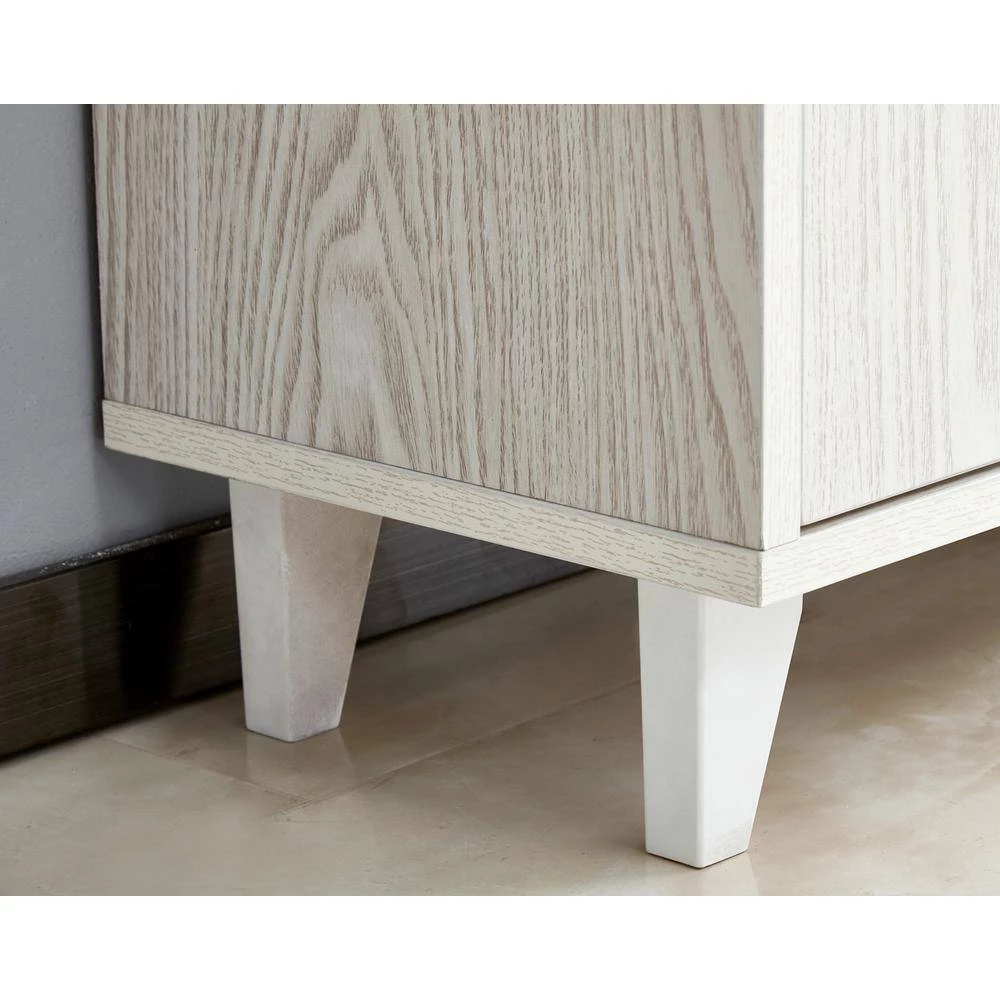 68 in. White 4-Shelf Standard Bookcase by ATHMILE 3 68 in. White 4-Shelf Standard Bookcase by ATHMILE - Image 3