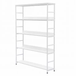 68.9 in. White 5-Tier Home Office Bookcase Open Bookshelf with Metal Frame by ATHMILE 13 68.9 in. White 5-Tier Home Office Bookcase Open Bookshelf with Metal Frame by ATHMILE -ATHMILE Sales Store white athmile bookcases bookshelves gz wf286173aak fa 1000