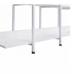 70.87 in. White 5-Tier Bookcase Home Office Open Bookshelf with Metal Frame by ATHMILE -ATHMILE Sales Store white athmile bookcases bookshelves gz wf286176aak 44 1000