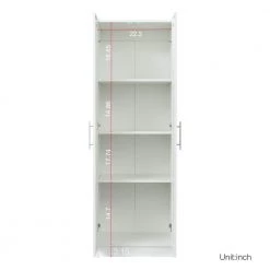 White Storage Locker by ATHMILE -ATHMILE Sales Store white athmile coat racks ddw331s00080 c3 1000