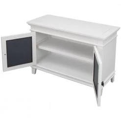 33 in. White Standard Rectangle Wood Console Table by ATHMILE -ATHMILE Sales Store white athmile console tables ddwf284088aak 1f 1000