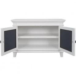 33 in. White Standard Rectangle Wood Console Table by ATHMILE -ATHMILE Sales Store white athmile console tables ddwf284088aak c3 1000