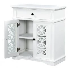 30.3 in. White Standard Rectangle Wood Console Table by ATHMILE 10 30.3 in. White Standard Rectangle Wood Console Table by ATHMILE -ATHMILE Sales Store white athmile console tables ddwf290945aak 4f 1000