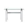 47.2 in. White Standard Rectangle MDF Console Table by ATHMILE