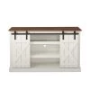 53.9 in. White Standard Rectangle MDF Console Table by ATHMILE
