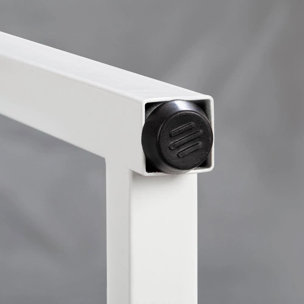 26.77 in. White Standard Rectangle Wood Console Table by ATHMILE 3 26.77 in. White Standard Rectangle Wood Console Table by ATHMILE - Image 3