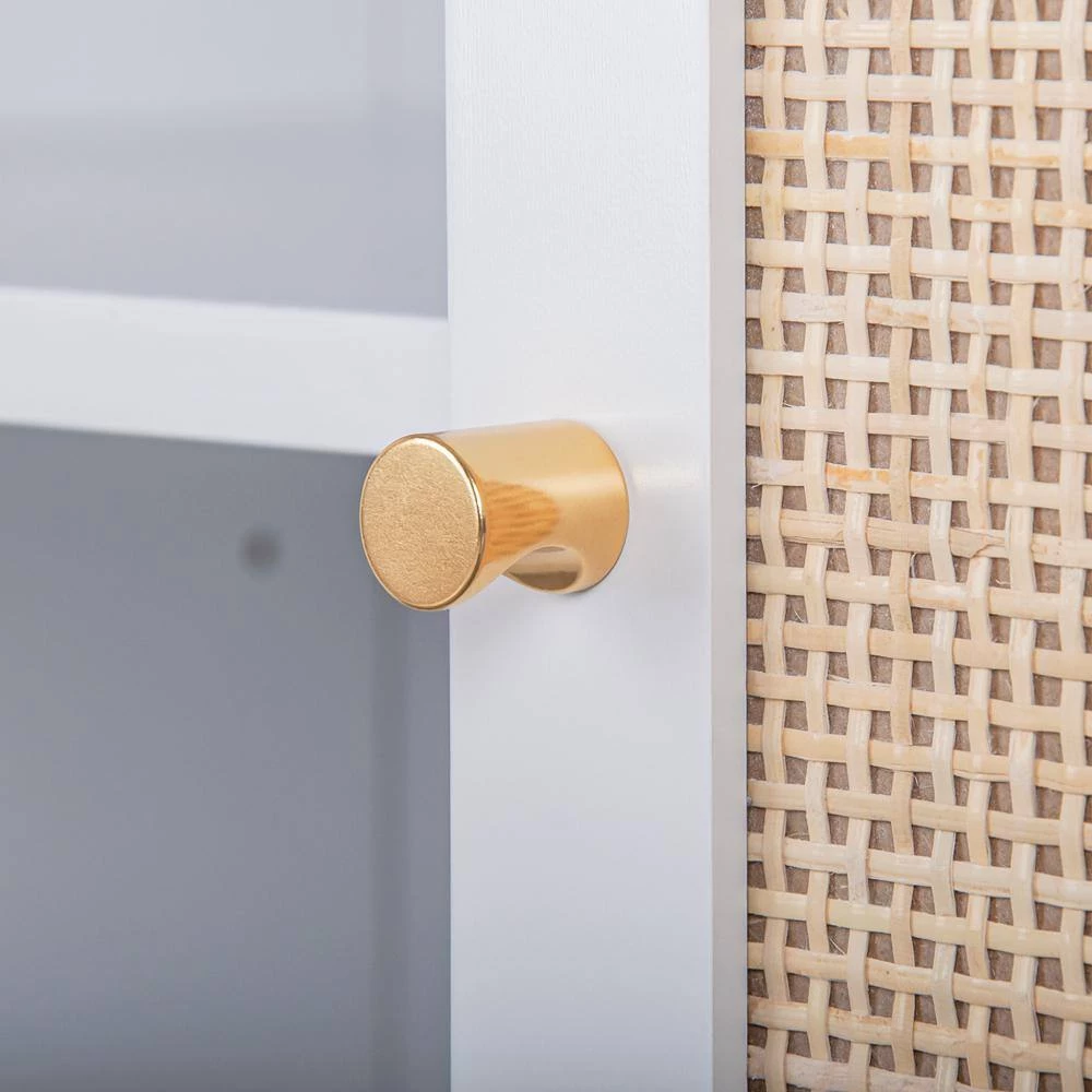 31.50 in. White Standard Rectangle Wood Console Table by ATHMILE 4 31.50 in. White Standard Rectangle Wood Console Table by ATHMILE - Image 4