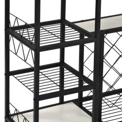 39.3 in. White Standard Rectangle Metal Console Table by ATHMILE 11 39.3 in. White Standard Rectangle Metal Console Table by ATHMILE -ATHMILE Sales Store white athmile console tables dswf285200aaa 1f 1000