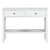 41.7 in. White Standard Rectangle Wood Console Table by ATHMILE