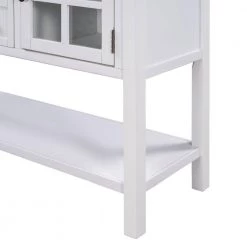 45 in. White Modern Rectangle Wood Console Table with 2-Drawers, 2-Cabinets and 1-Shelf by ATHMILE 17 45 in. White Modern Rectangle Wood Console Table with 2-Drawers, 2-Cabinets and 1-Shelf by ATHMILE -ATHMILE Sales Store white athmile console tables gz b2w20220530 fa 1000