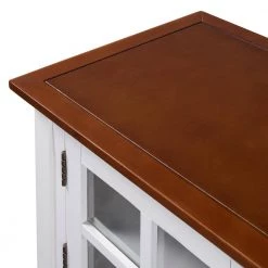 45 in. White Modern Rectangle Wood Console Table with 2-Drawers, 2-Cabinets and 1-Shelf by ATHMILE 15 45 in. White Modern Rectangle Wood Console Table with 2-Drawers, 2-Cabinets and 1-Shelf by ATHMILE -ATHMILE Sales Store white athmile console tables gz b2w20220531 1f 1000