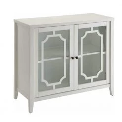 34 in. White Standard Rectangle Wood Console Table by ATHMILE