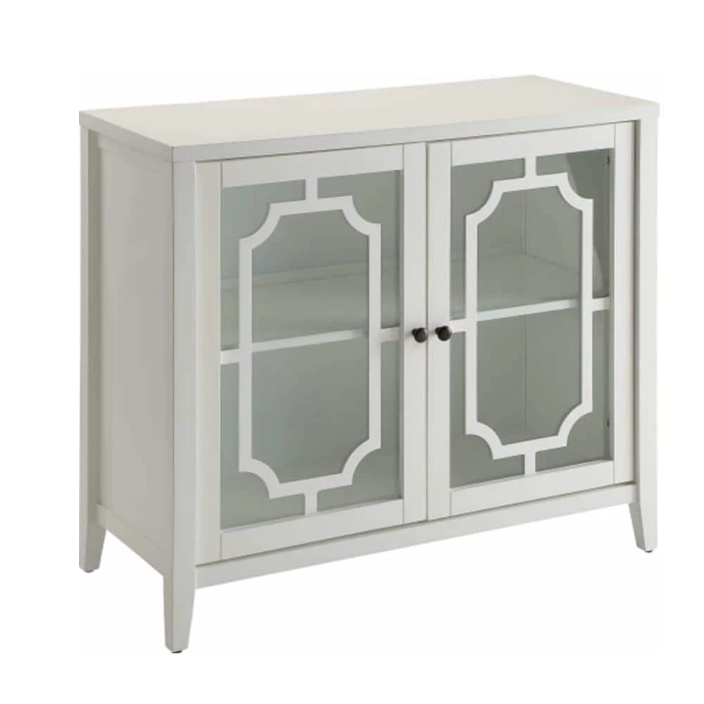 34 in. White Standard Rectangle Wood Console Table by ATHMILE 1 34 in. White Standard Rectangle Wood Console Table by ATHMILE