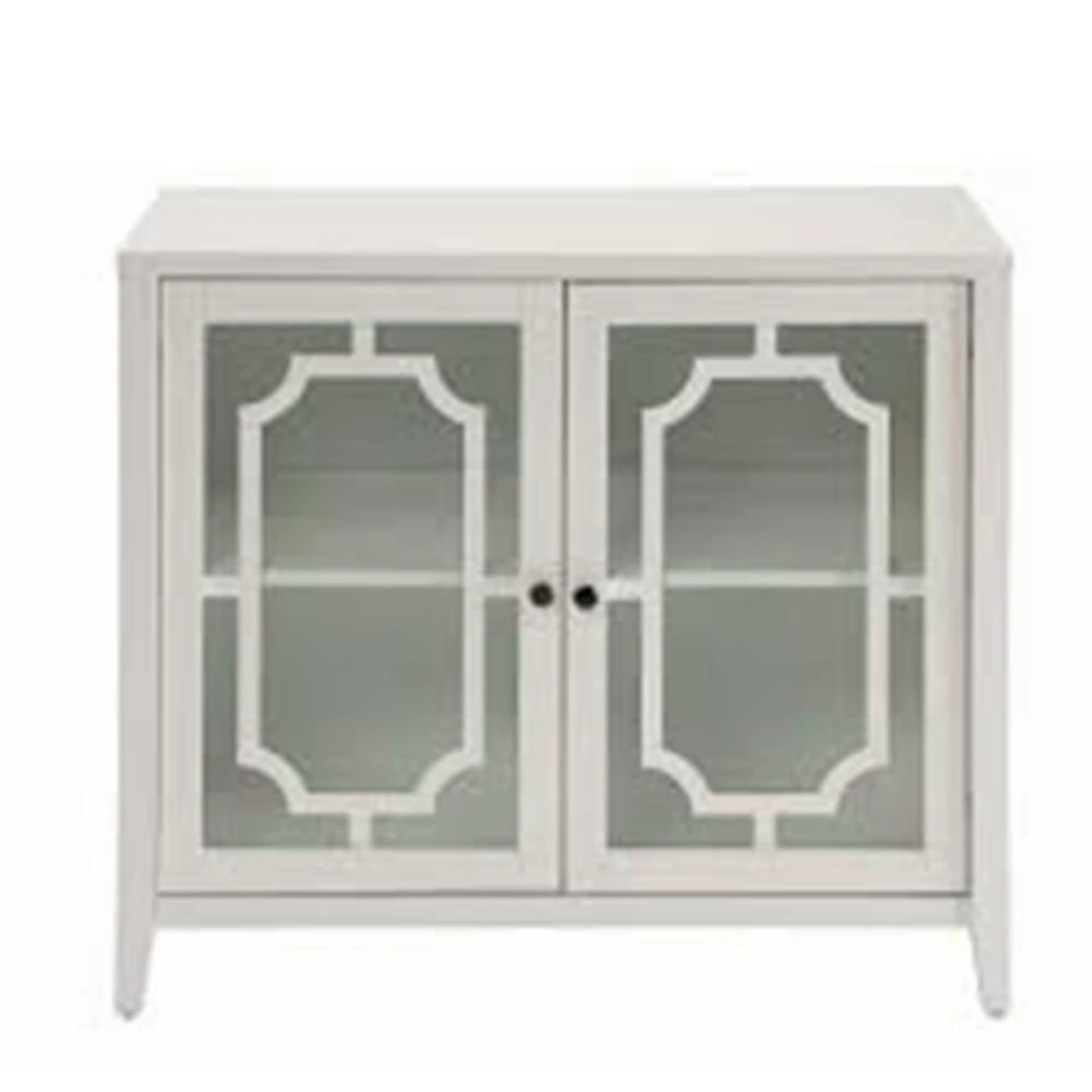 34 in. White Standard Rectangle Wood Console Table by ATHMILE 4 34 in. White Standard Rectangle Wood Console Table by ATHMILE - Image 4