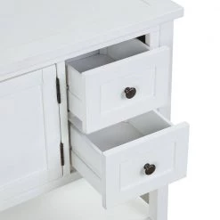 36 in. White Standard Rectangle Wood Console Table by ATHMILE 12 36 in. White Standard Rectangle Wood Console Table by ATHMILE -ATHMILE Sales Store white athmile console tables gz b2w20220865 4f 1000