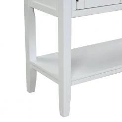 36 in. White Standard Rectangle Wood Console Table by ATHMILE 16 36 in. White Standard Rectangle Wood Console Table by ATHMILE -ATHMILE Sales Store white athmile console tables gz b2w20220865 76 1000
