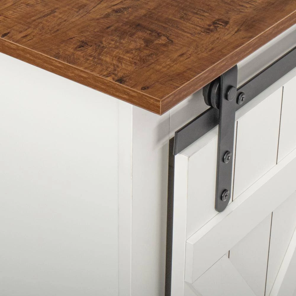 65 in. White Standard Rectangle Wood Console Table by ATHMILE 4 65 in. White Standard Rectangle Wood Console Table by ATHMILE - Image 4