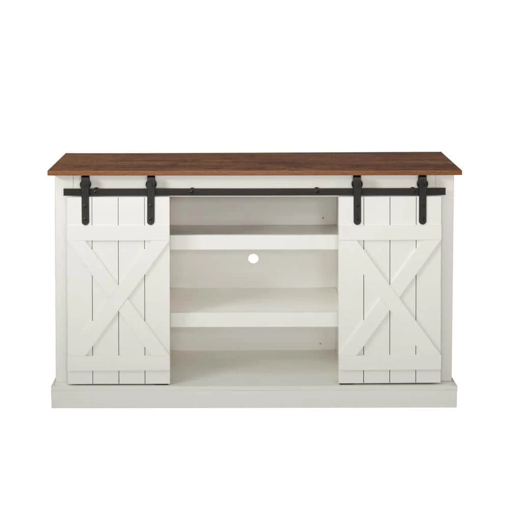 65 in. White Standard Rectangle Wood Console Table by ATHMILE 1 65 in. White Standard Rectangle Wood Console Table by ATHMILE