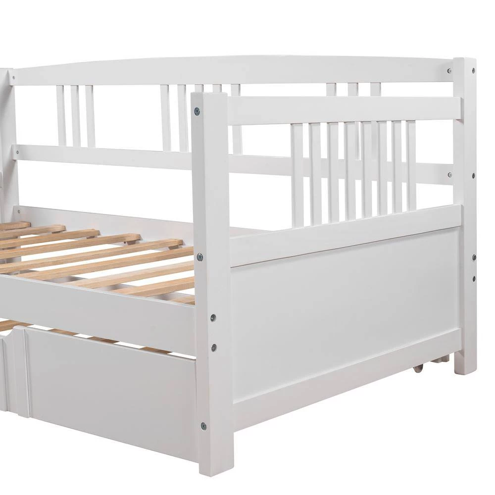 White Twin Size Daybed by ATHMILE 4 White Twin Size Daybed by ATHMILE - Image 4
