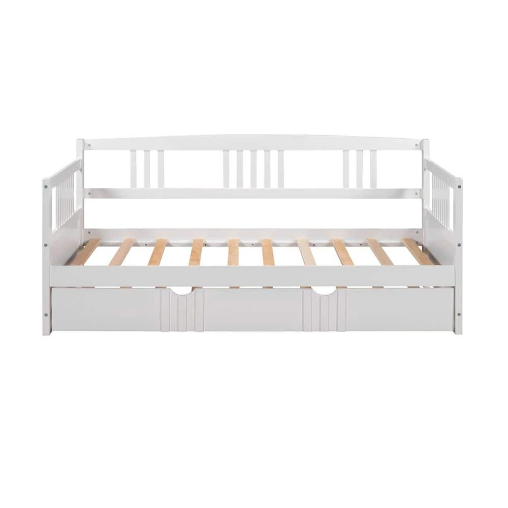 White Twin Size Daybed by ATHMILE 1 White Twin Size Daybed by ATHMILE